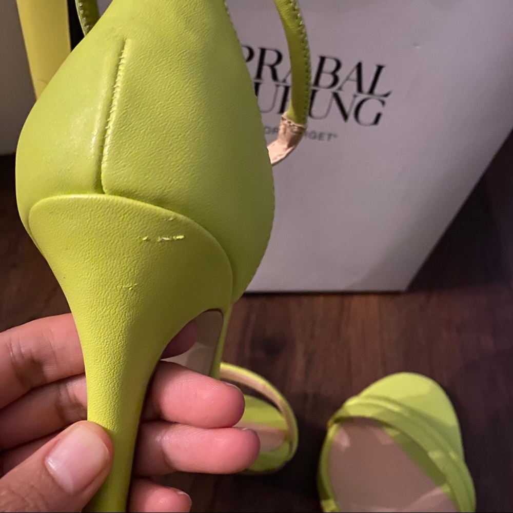 Prabal Gurung for Target lime green heel - Picture 4 of 6